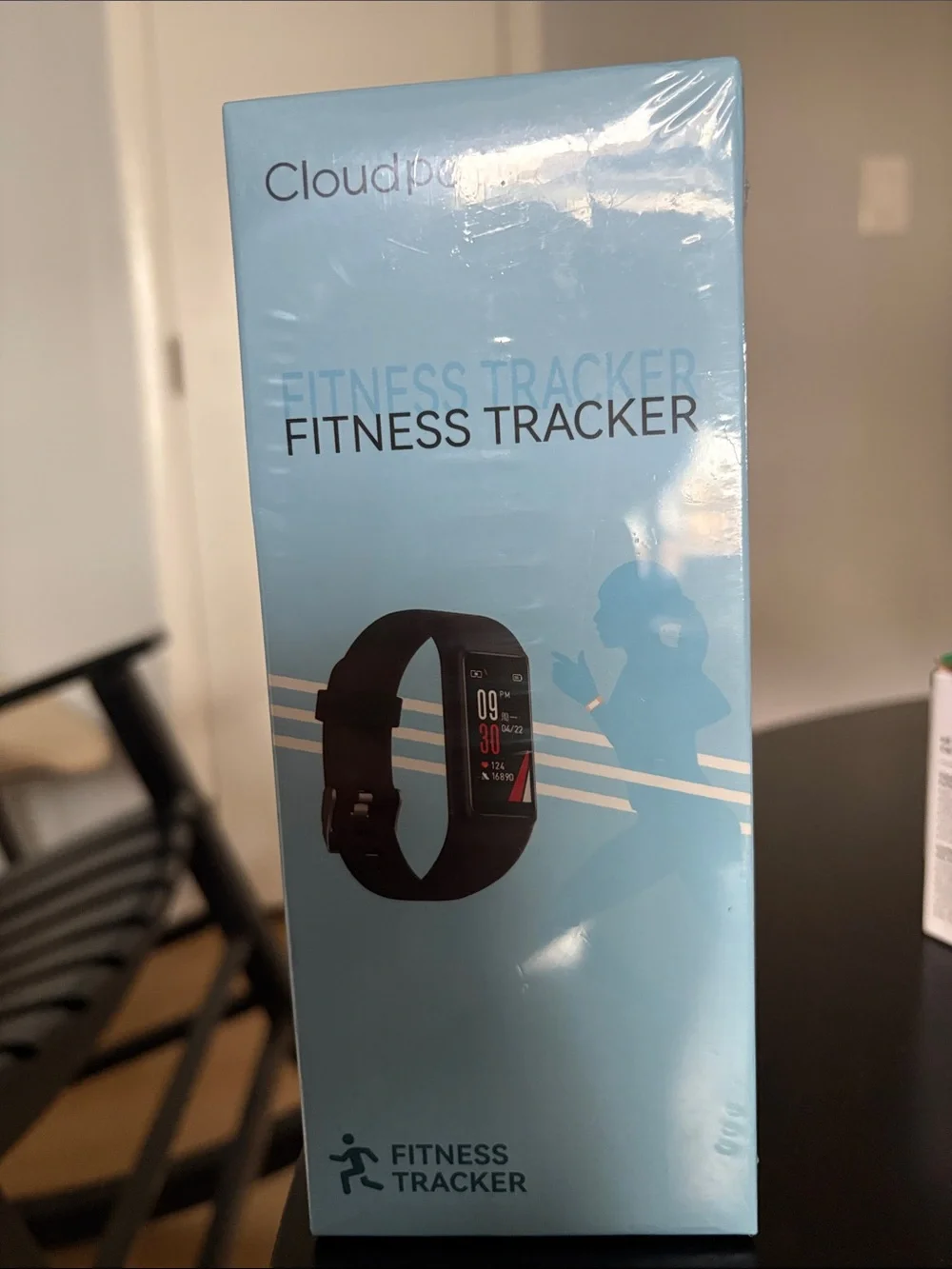 Black Fitness Tracker - Activity & Heart Rate Monitor